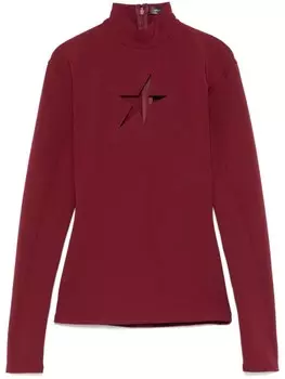 Топ с вырезами Mugler, красный