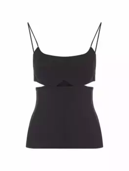 Топ с вырезами Victoria Beckham, черный