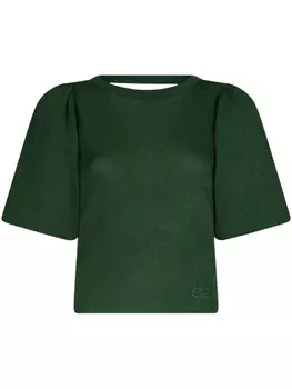 Топ с вырезом LIU JO, зеленый