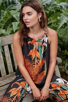 Топ с вырезом на шее Next, черный