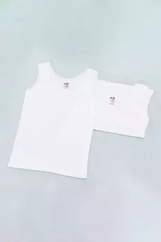 Топ с вырезом на спине и кружевом - 2 шт Dagi, белый