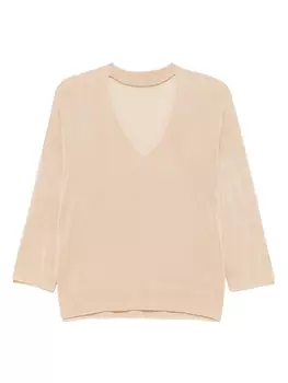 Топ с вырезом Peserico, нейтральный