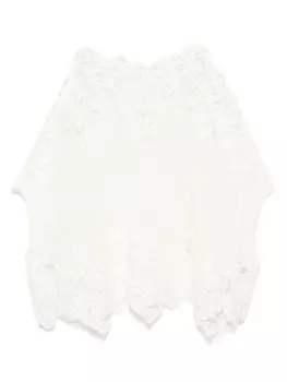 Топ с вышивкой Ermanno Scervino, белый