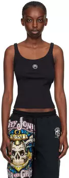 Топ с вышивкой Marine erre Marine Serre, черный