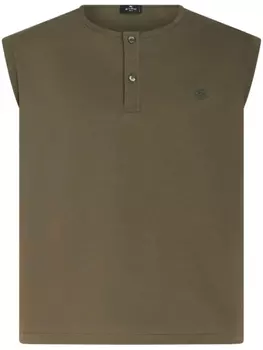 Топ с вышивкой Pegaso ETRO, коричневый