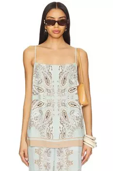 Топ с высоким разрезом Hemant And Nandita, blue brown