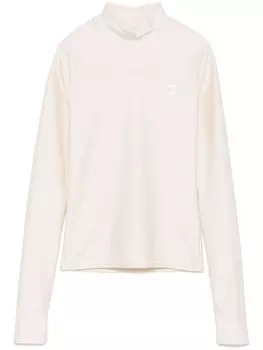 Топ с высоким воротником Coperni, нейтральный цвет