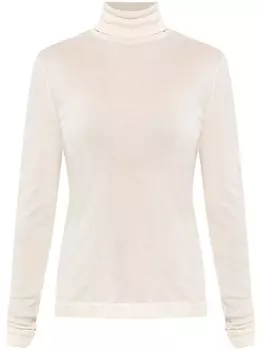 Топ с высоким воротником Hanro, нейтральный цвет