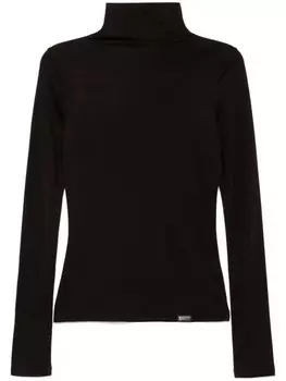 Топ с высоким воротником Juun.J, коричневый