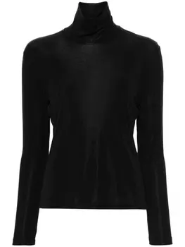 Топ с высоким воротником Seventy, черный