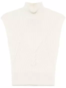 Топ с высоким воротом Rick Owens, нейтральный