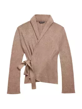 Топ с запахом Balenciaga, золото