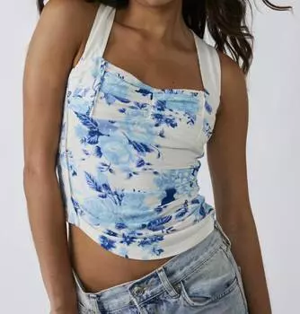 Топ с застежкой Ginger Snap в цвете слоновой кости Free People