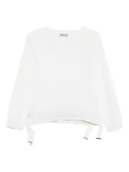 Топ с завязками Herno, белый