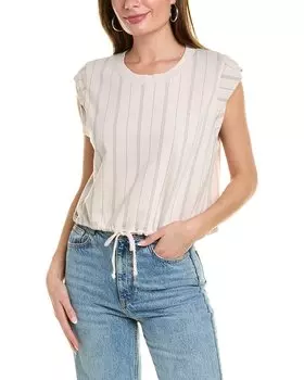 Топ с завязками Monrow, бежевый