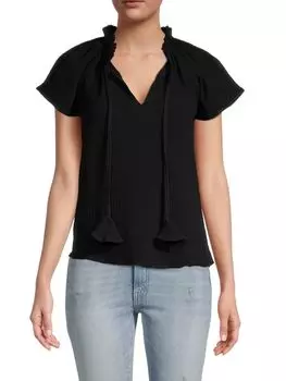 Топ с завязками на шее Heroes & Dreamers, черный