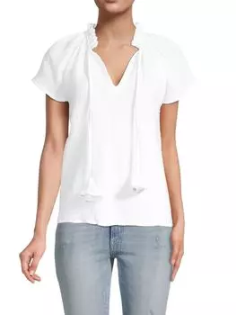 Топ с завязками на шее Heroes & Dreamers, белый