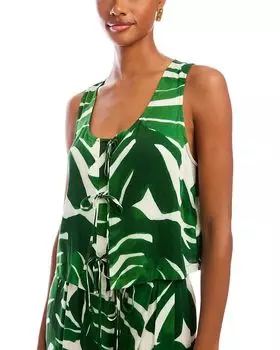 Топ с завязками спереди Emery Fifteen Twenty, мультиколор