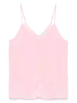 Топ с жатым эффектом Forte Forte, розовый