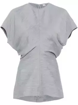 Топ с жатым эффектом TOTEME, синий