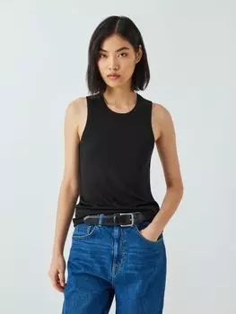 Топ с жидкостным жилетом John Lewis, черный