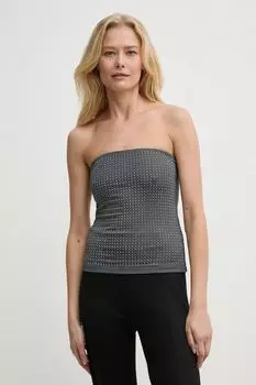 Топ Sacrishell Samsoe Samsoe, серый