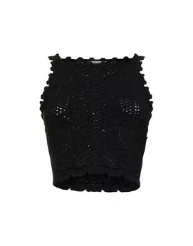 Топ Saint Laurent, черный