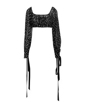 Топ Saint Laurent, черный