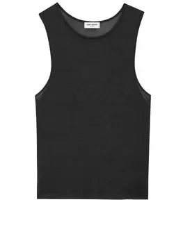 Топ Saint Laurent Knit, черный