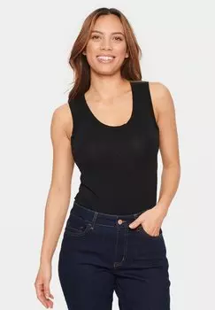 Топ Saint Tropez, черный