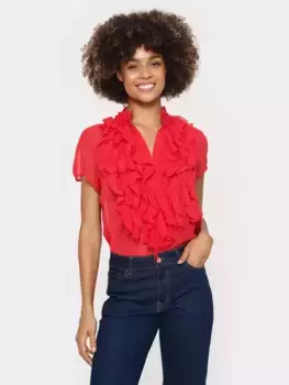 Топ Saint Tropez Lilja Ruffle, цвет racing/red