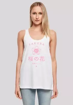 Топ SAKURA FLOWER F4NT4STIC, белый