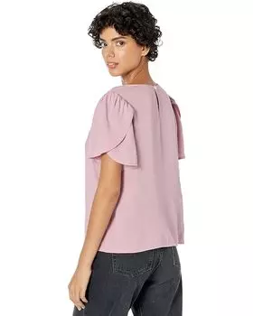 Топ Saltwater Luxe Elena Short Sleeve Top, цвет Mauve