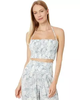 Топ Salty Crew Mainland Smocked Top, цвет Sea Blue