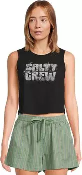 Топ Salty Crew Sea Life Cropped Tank, черный