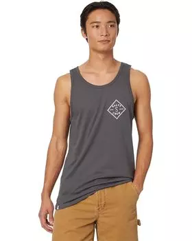 Топ Salty Crew Tippet Tank, угольный