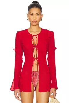 Топ Sana Lovewave, red