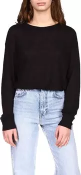 Топ Sanctuary Bubble Hem Volume Top, черный