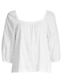 Топ Sanctuary Zooey с пышными рукавами, белый
