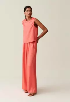 Топ SANS MANCHES DOS OUVERT Claudie Pierlot, оранжевый