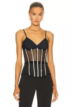 Топ Santa Brands Crystal Corsage, черный