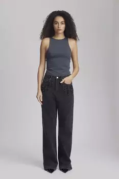 Топ SANYA Gestuz, серый