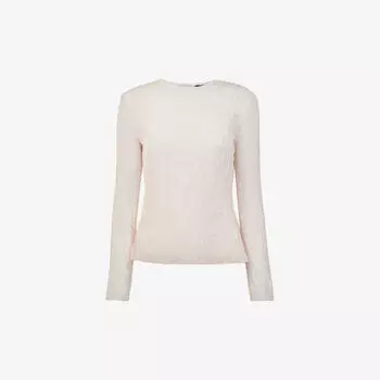 Топ Sarai из переработанного полиэстера с пайетками Whistles, розовый