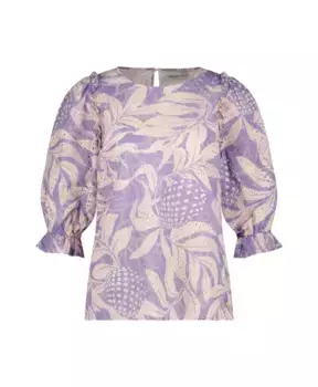 Топ Сары с вышивкой Fabienne Chapot, фиолетовый