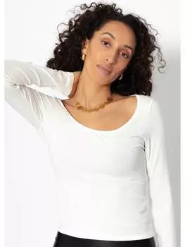 Топ SASSYCLASSY, белый