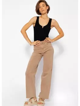 Топ SASSYCLASSY Geripptes, черный