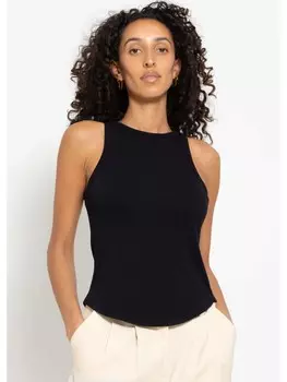 Топ SASSYCLASSY Geripptes Tank, черный