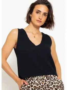 Топ SASSYCLASSY Musselin, черный