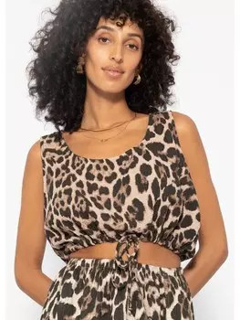 Топ SASSYCLASSY Musselin, коричневый