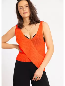 Топ SASSYCLASSY, оранжевый